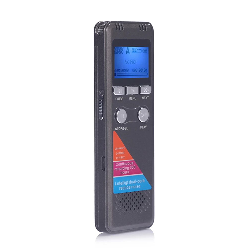 Digital Voice Recorder Voice Activated Recorder Rechargeable with Playback-Upgraded Small Tape Recorder with LCD Screen PQ132