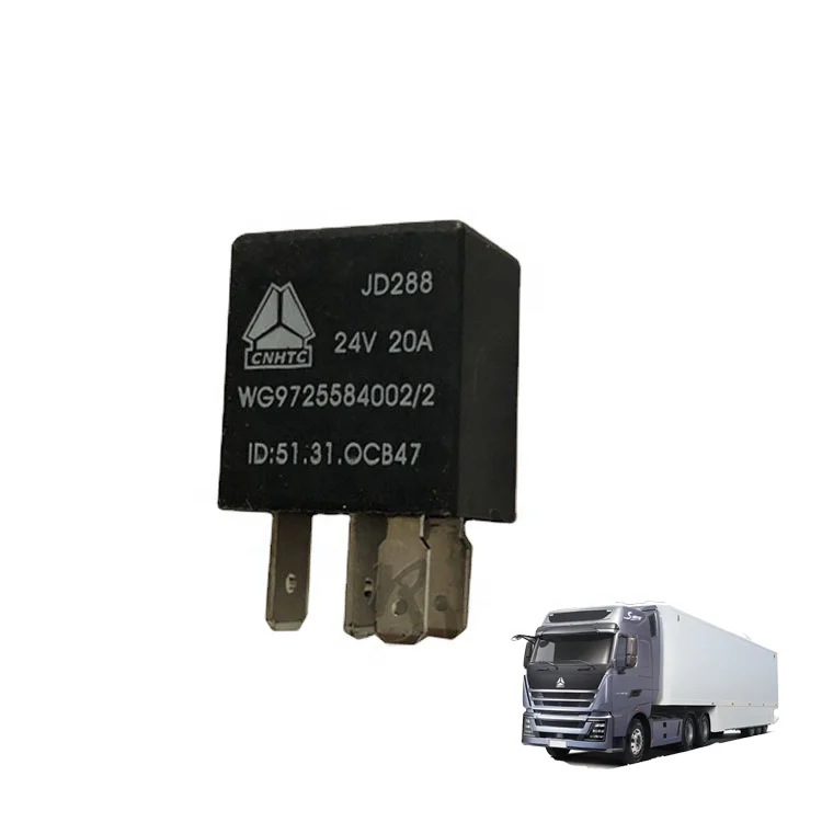 WG9725584002-2 Relay 4 feet 4 Pins Relay 12V 20A electric relay for Sinotruk Howo Steyr Truck Parts
