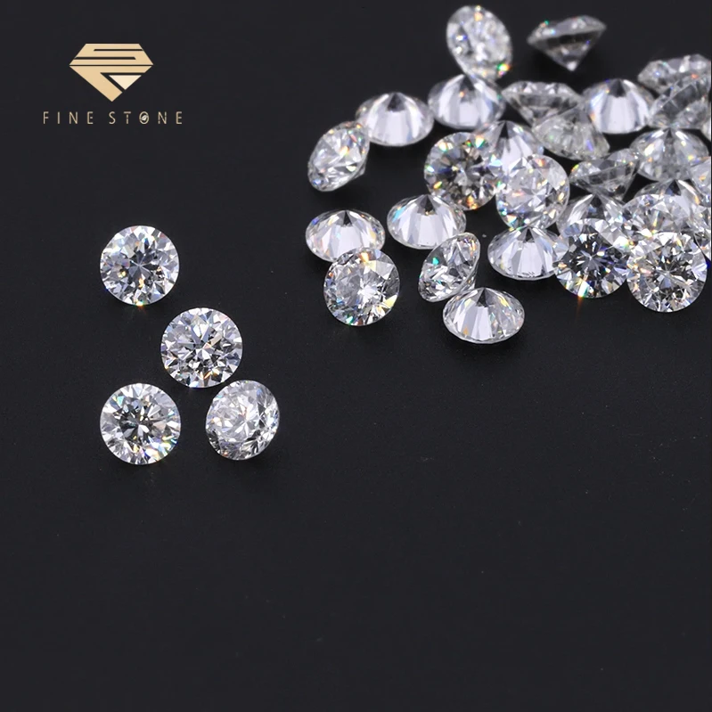 wholesale 0.9carat IGI lab grown diamond round brilliant 3EX cut white color DEF VVS-VS loose 0.5ct lab diamond CVD
