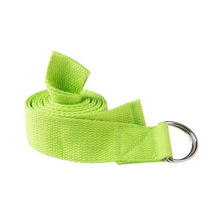 Оптовая продажа Экологически чистые аксессуары для йоги полиэстер хлопок Йога стрейч ремень