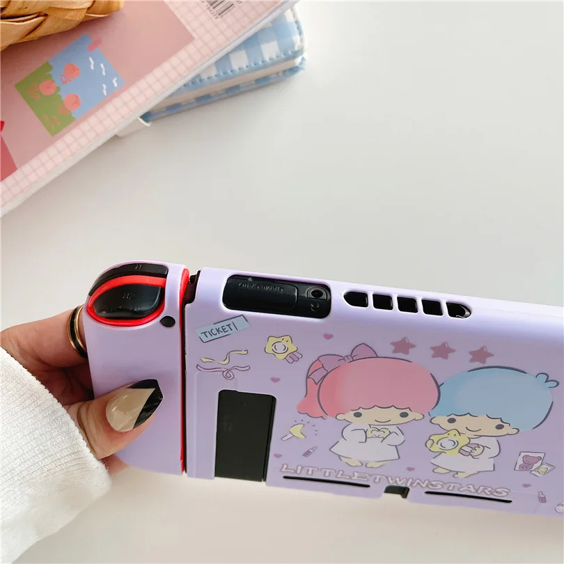 Cute Covers For NS Silicone TPU Cartoon Cute Twins Star Pochacco Protective Case For Nintendo Switch Game Controller Accessories