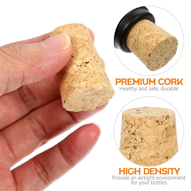 Wholesale Synthetic cork stopper Bottles Red Wine Stopper Conical Cork Customizable Wine Stopper