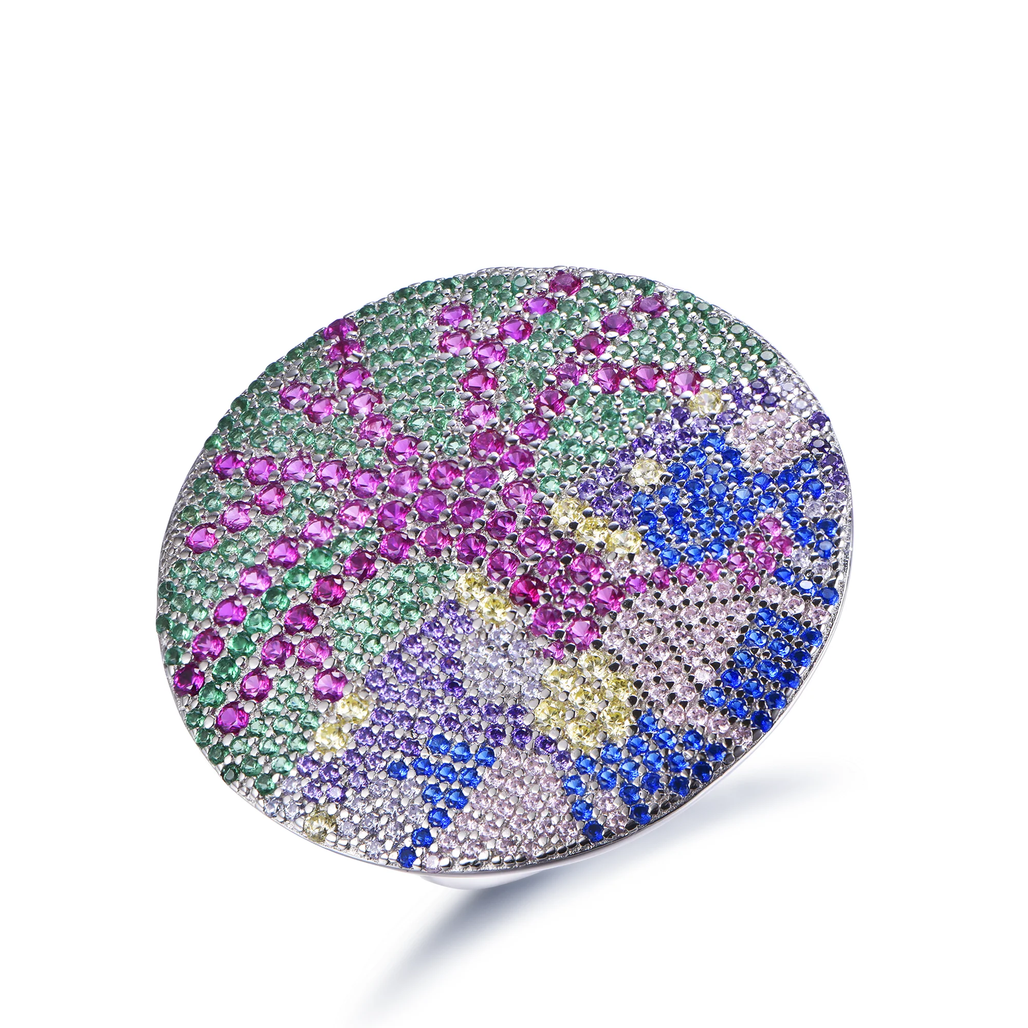 Богемное Винтажное кольцо из стерлингового серебра с кубическим цирконием