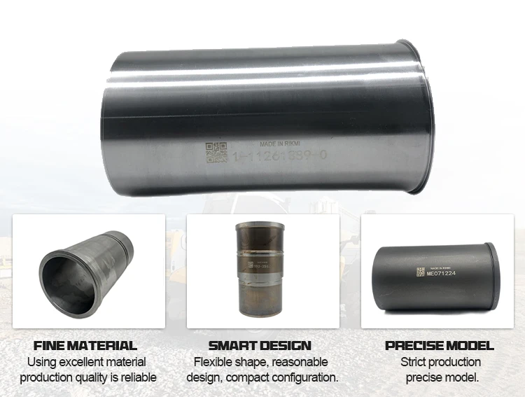 D722 D850/D905 D950 D1105 D1005 Replacement Cylinder Liner ME013366 Tractor Excavator Diesel Engine Parts