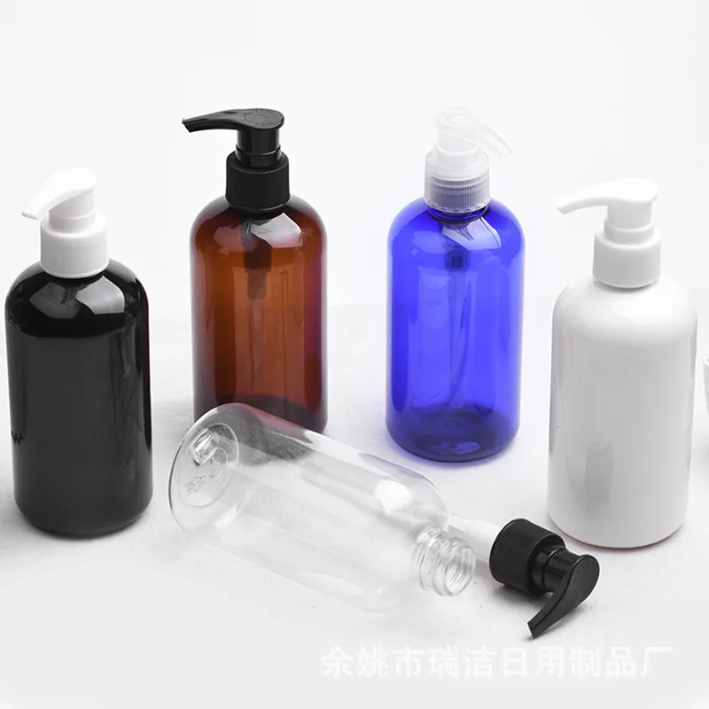 Hot Selling 250ml screw pump press plastic bottle Emulsion pump bottle Shampoo dispense plastic empty bottle
