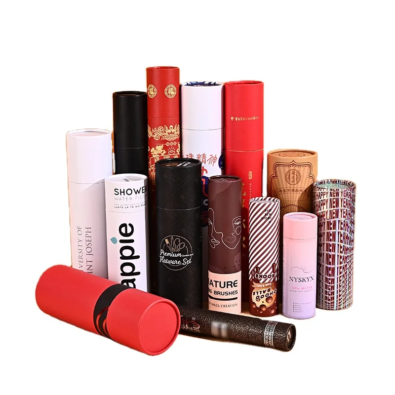 Food grade Paper Tube with Aluminum Lining and Easy Peel Off Lid