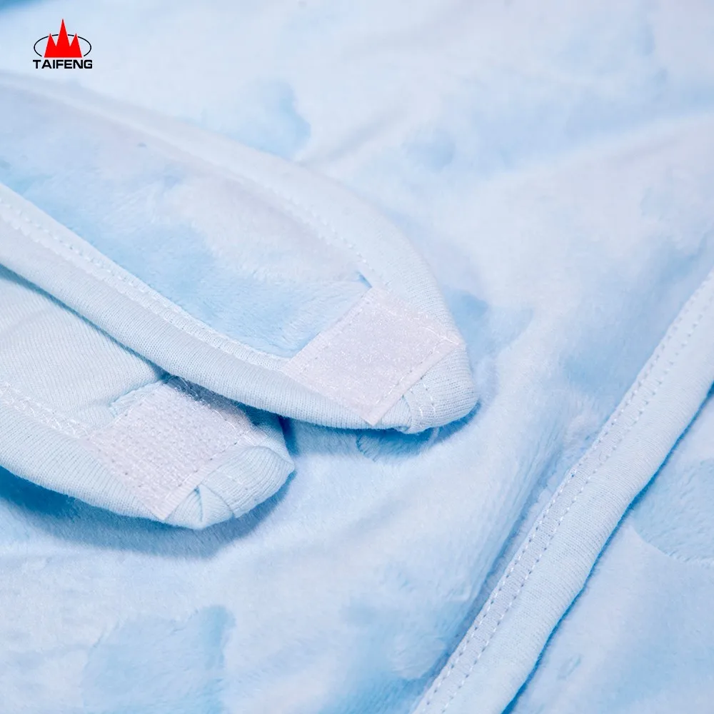 Soft Knitted Fleece Hood Newborn Baby Wrap Swaddle Blanket Baby Hooded Blanket