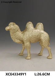 Polyresin golden resin animal camel figurines  home decor sculpture gifts & crafts