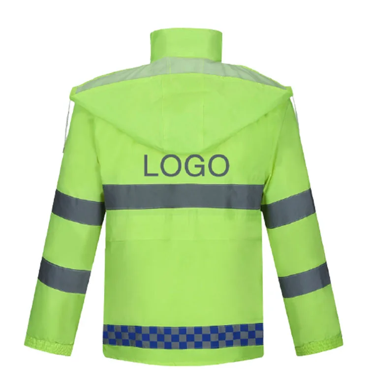  Индивидуальные hi vis дождевик со светоотрающей полосой