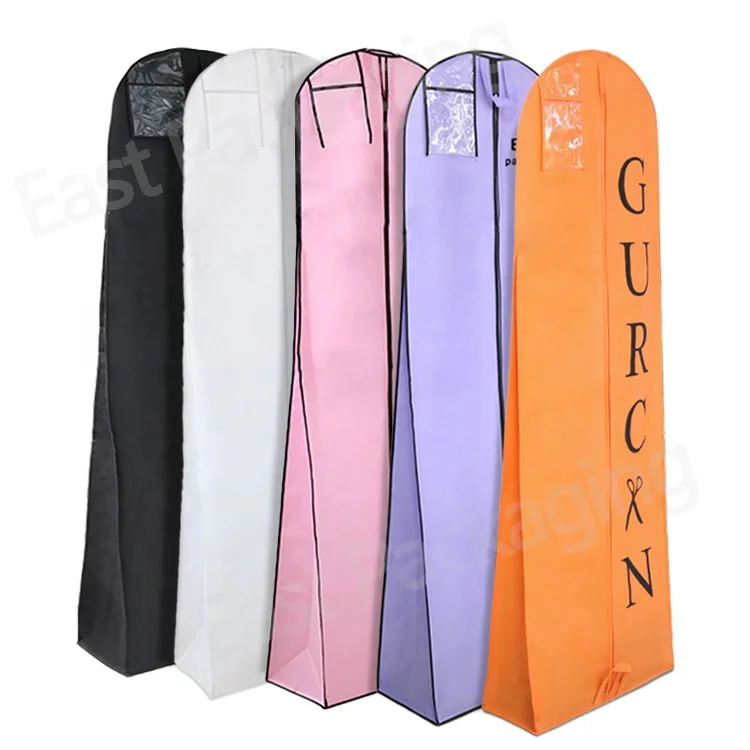 Stronger Material Foldable Covers For Storing Wedding Dresses Garment Bride Bag