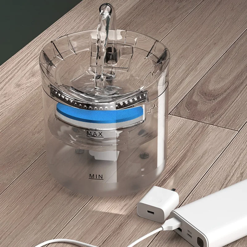 Easy to clean	with 2 Flow Modes	15l pet water fountain	cat water fountain with battery	cat drinking fountain