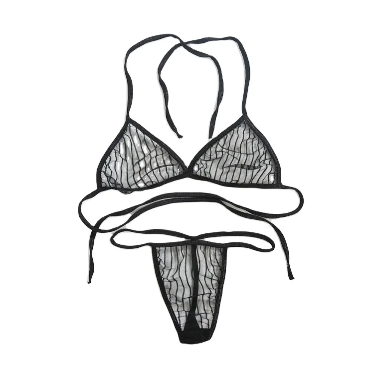 
The Newest Stripe Style Deep-V Multicolor Cotton Plus Size Mature Women Sexy Lingerie 