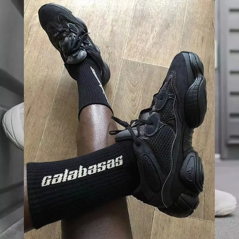 Унисекс, мужская хлопковая уличная одежда, длинные носки для скейтборда в стиле хип-хоп