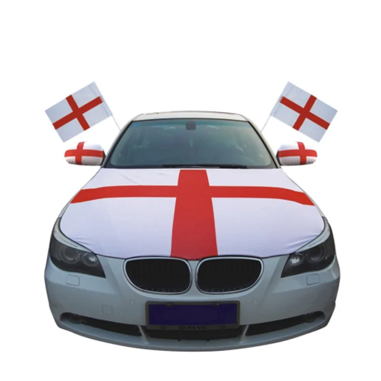 Outdoor custom printing auto dealer car mirror cover flag,car window flag pole,custom car flags