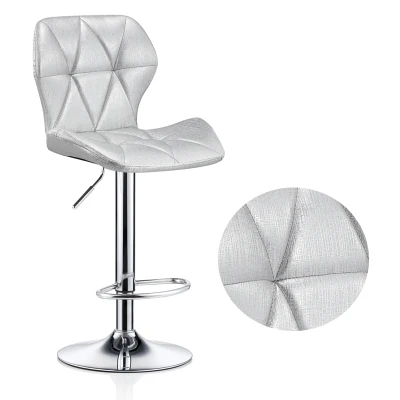 bar swivel chrome base lift chair modern swivel adjustable armless barstools