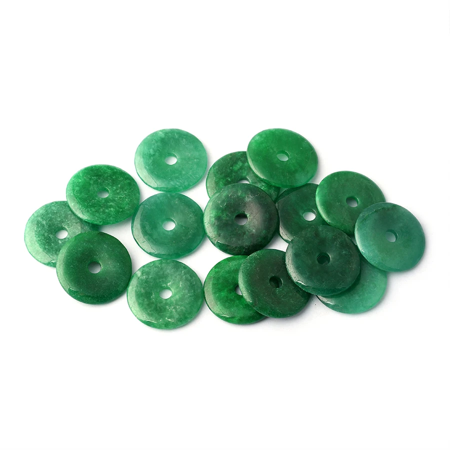 jade natural B C Hot Sale Green Enamel Jadeite safety button Jewerlry Natural jade gemstone (1600334562510)