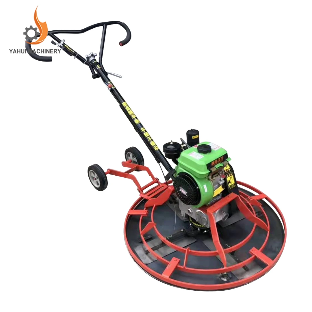 Construction Tool Walk Behind Troweling Machine Construction, Mini Concrete Finishing diesel Power Trowel