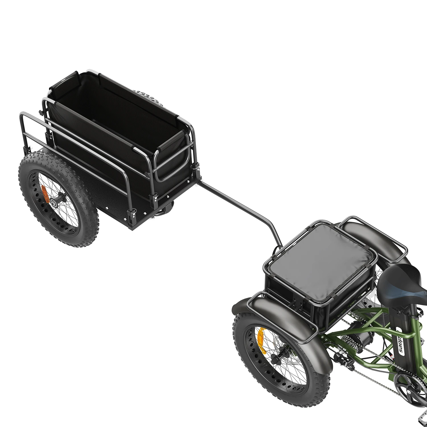 Bike trailer Hidoes outdoor camping collapsible load hauling bike trailer thule chariot