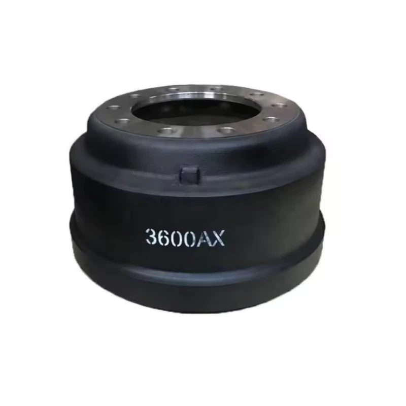 Hot Selling Spare Parts 16.5 x 7 Truck Rear 10 Hole American Type Wheel Balance Drum Brake Drums 3600 AX For Truck