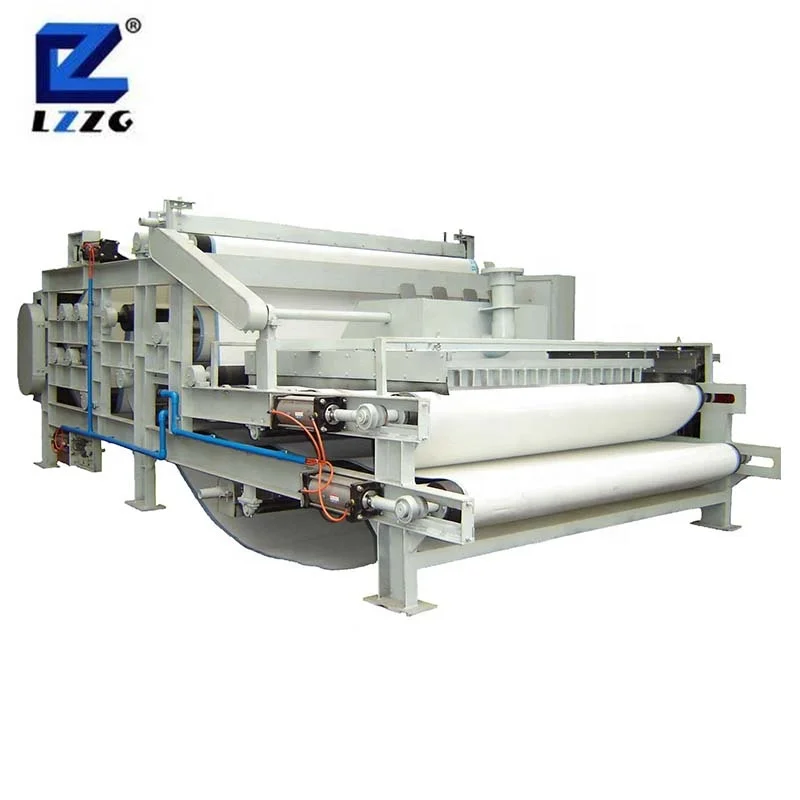 LZZG low electric consumption belt press filtrate for sludge dewatering treatment from factory