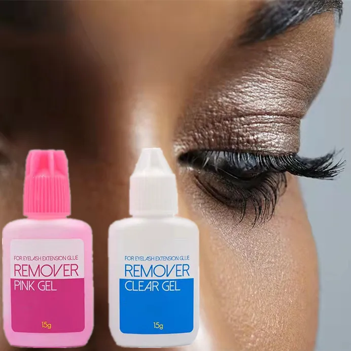hot sell eyelash extension glue remover private label eyelash glue remover clear eyelash remover