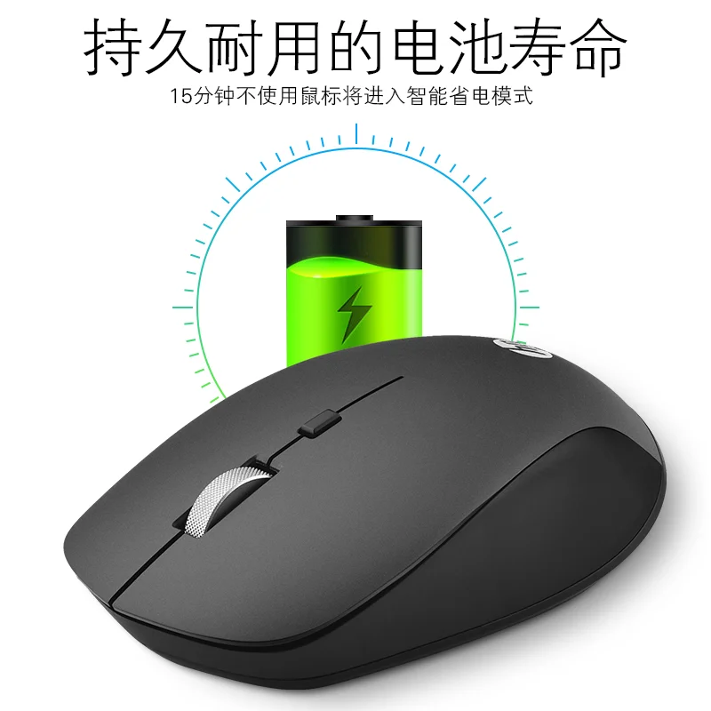 (HP)S1000 Plus настольный компьютер офисный ноутбук беспроводная мышь USB 2 4 ГГц офисная