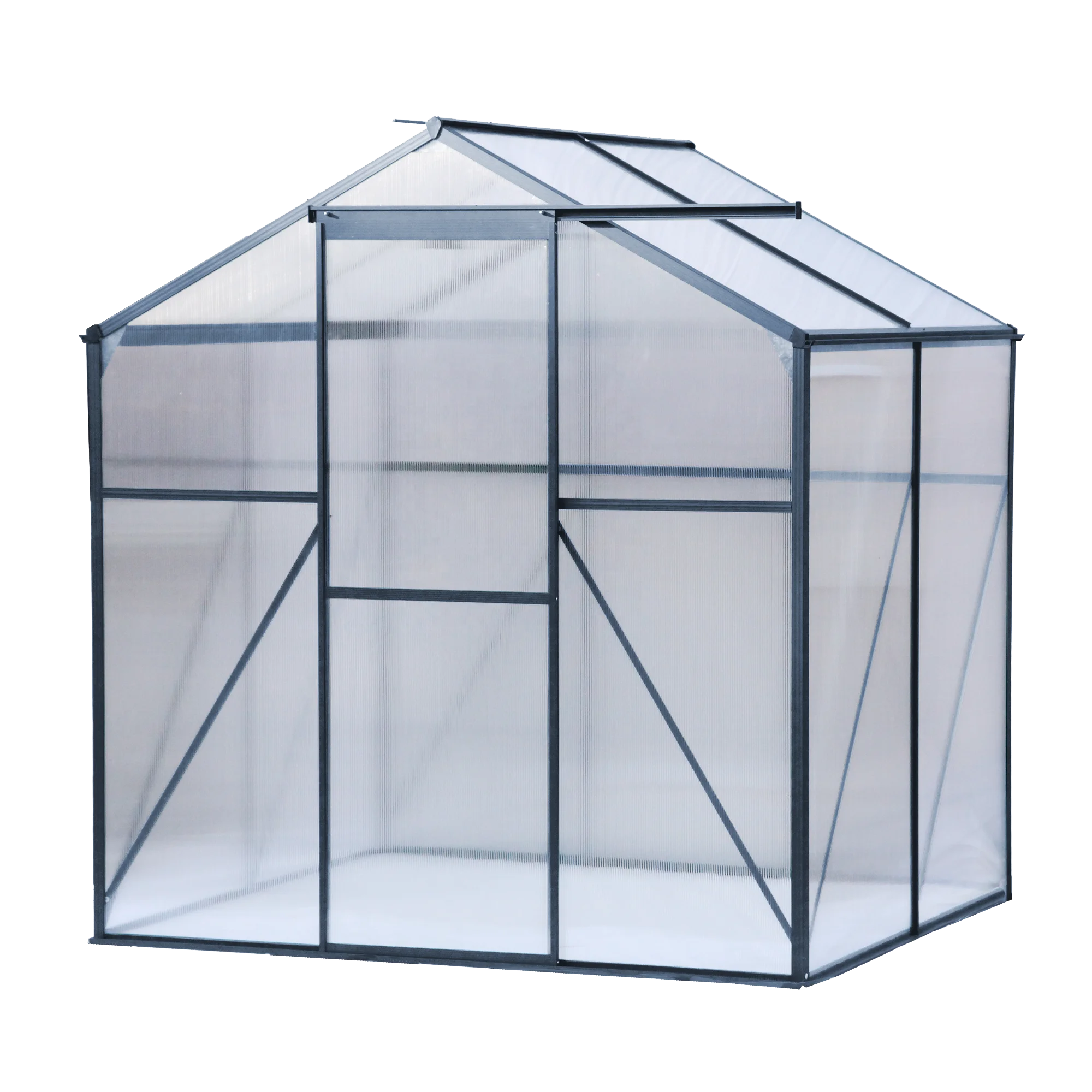 
Outdoor Easy Installation Polycarbonate Aluminium Frame Small Garden Greenhouse 