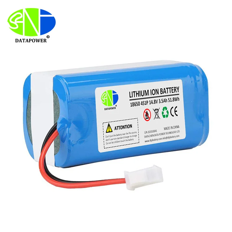 CE KC Certified 18650 li ion battery pack 4S1P 14.8v 3.5Ah vacuum cleaner laptop battery