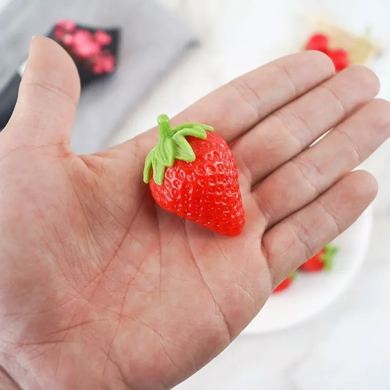 Red Strawberry Artificial Strawberry foam material imitation Strawberry cake bouquet decoration accessories flower packaging