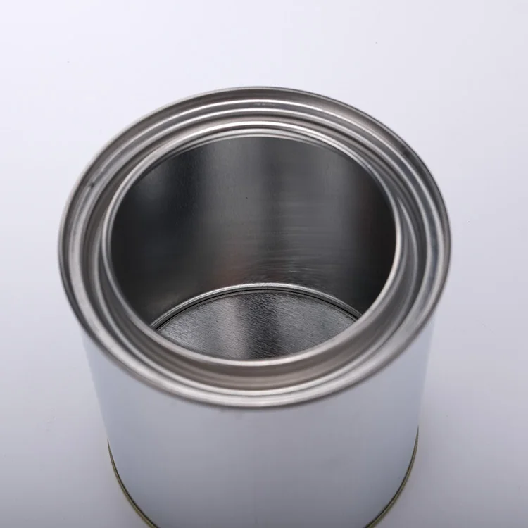 Wholesale 0.37L White Empty Metal Tin Pry Spray Paint Aerosol , Printing Ink Can With Pry Cover