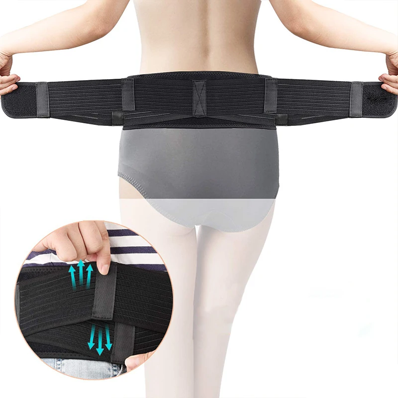 Breathable Anti-Slip Pelvic and Lower Back Support Brace for Men Women Sciatica Pelvis Pain Relief Sacroiliac SI Joint Hip Belt