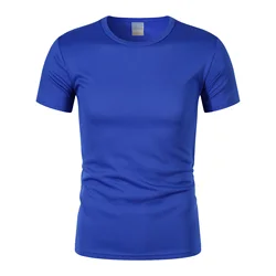 wholesale run quick drying men gym fitness sublimation t shirts plain custom printing tshirt unisex customized quick dry t-shirt