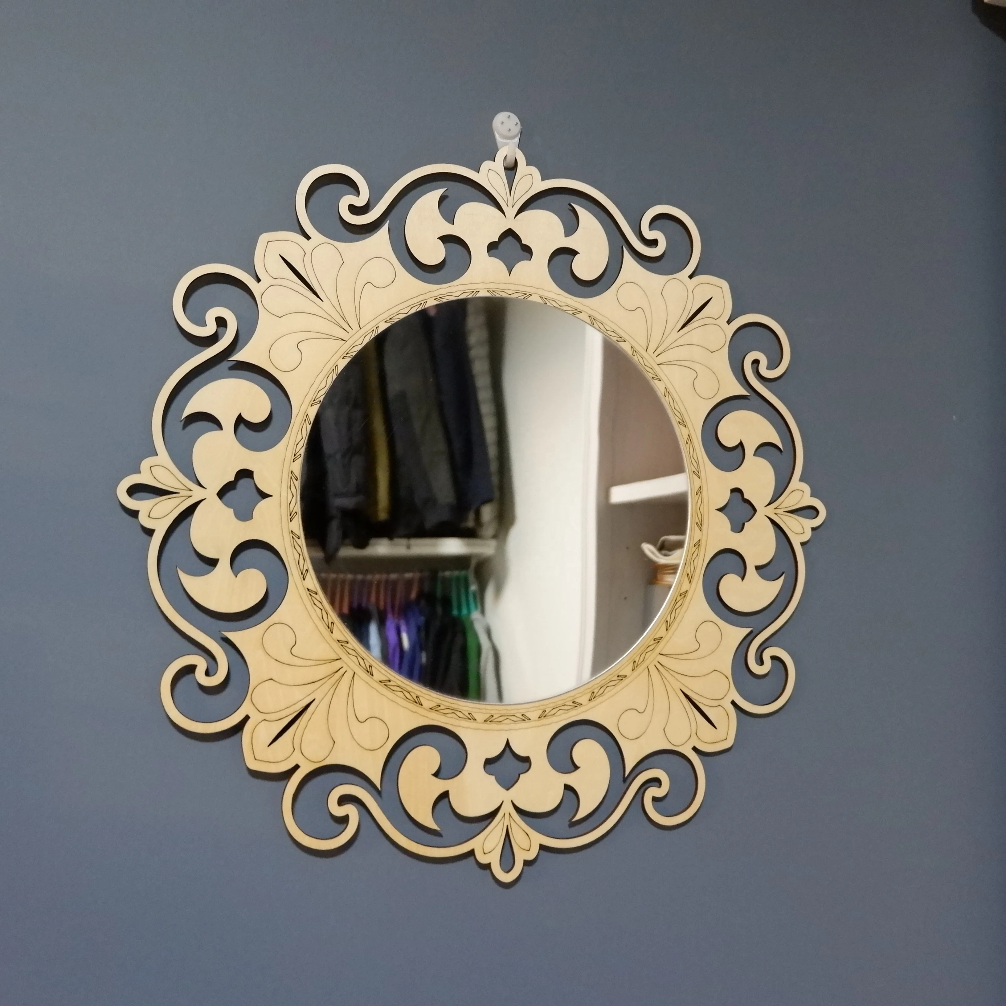 Wall Decoration Art Baroque Wall Decor Mirrors European Style Hanging Wall Mirror For Living Room Decoration