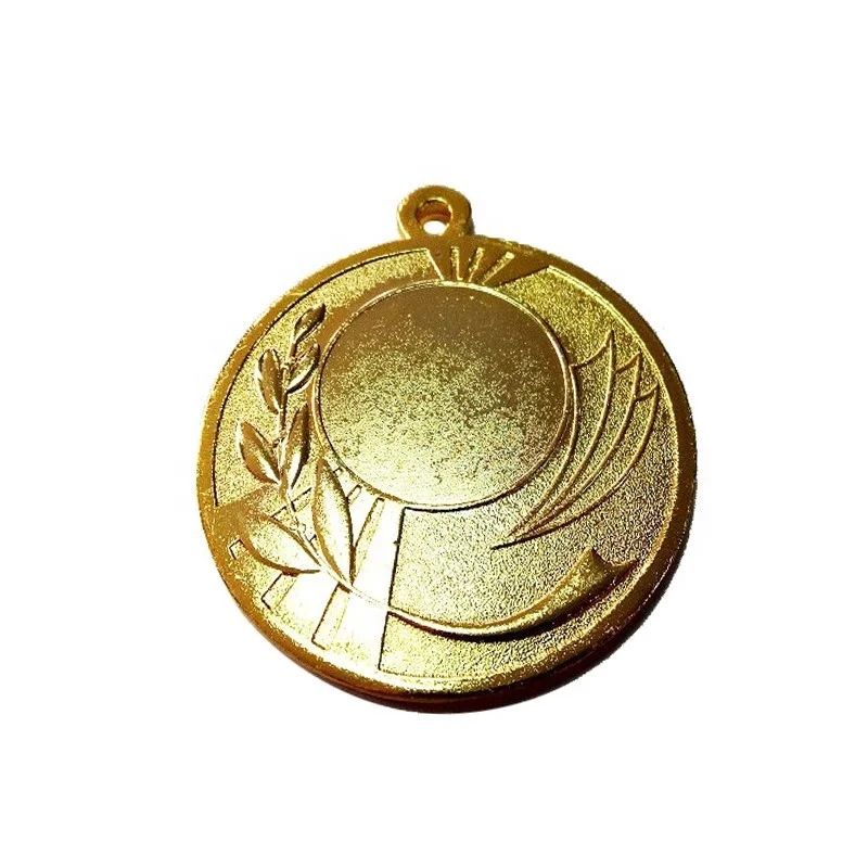 metal blank medal with ribbon embossed olive branch cheap custom sport or award medals