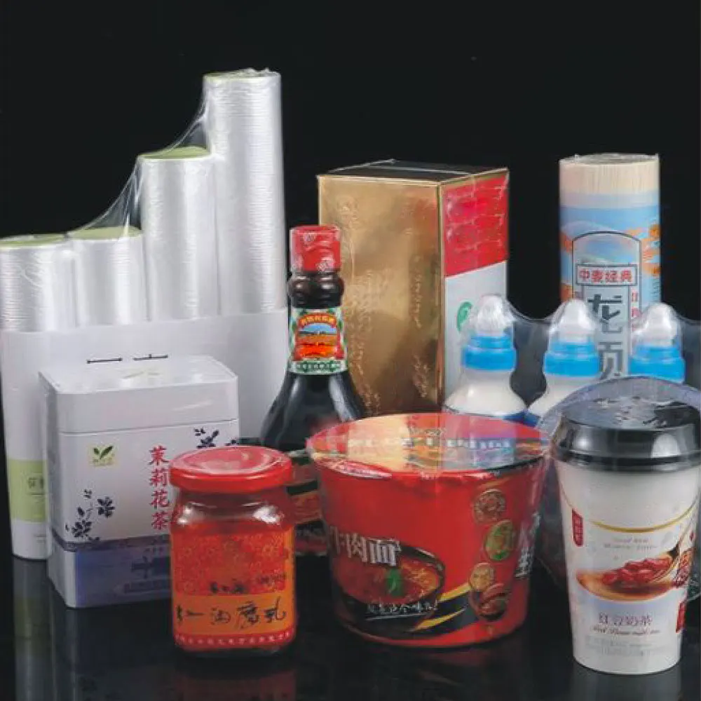 Custom Clear Pof Heat Shrink Film Roll Bag Pe Pvc Printed Logo Transparent Plastic Wine Bottle Packing Hot Shrink Wrap Labels