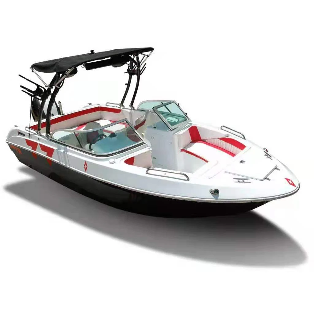 High Quality 7.3M FRP Sport Yacht Boat with Offshore Outboard Motor High Quality Yacht for Sports or Recreation