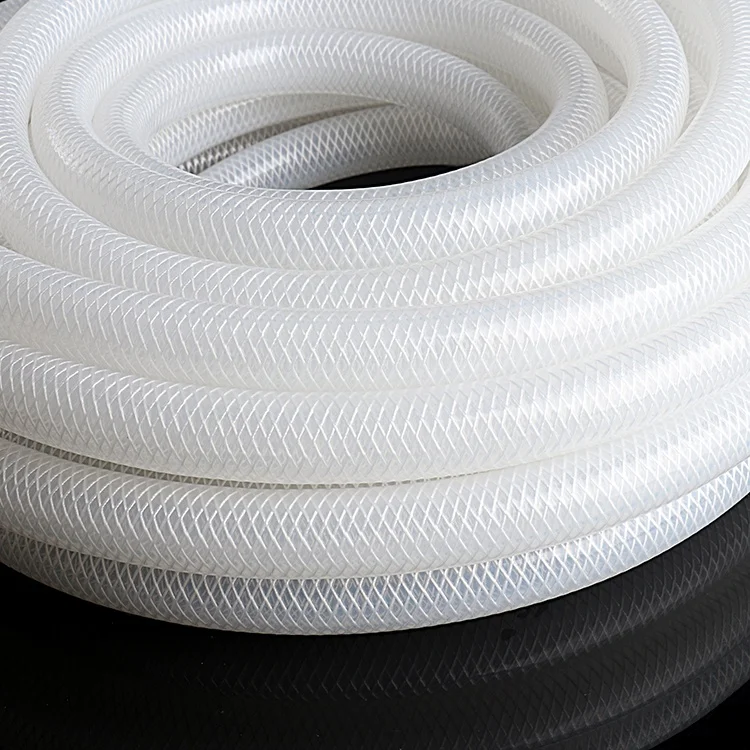 High Temperature Higher pressure Food Grade Braided Silicone Rubber Air Hose Reinforced silicone tube