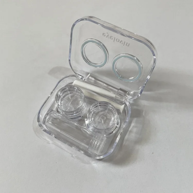 Women Contact Lenses Case Student Contact Lens Containers Daily use Easy Carrying Plastic Contact Lens Box A-600