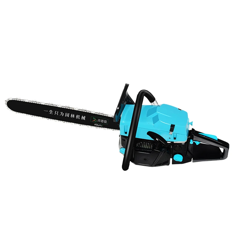 Hot sale China power for tree cutting and complete chainsaw spare parts, 52Cc petrol chainsaw machine