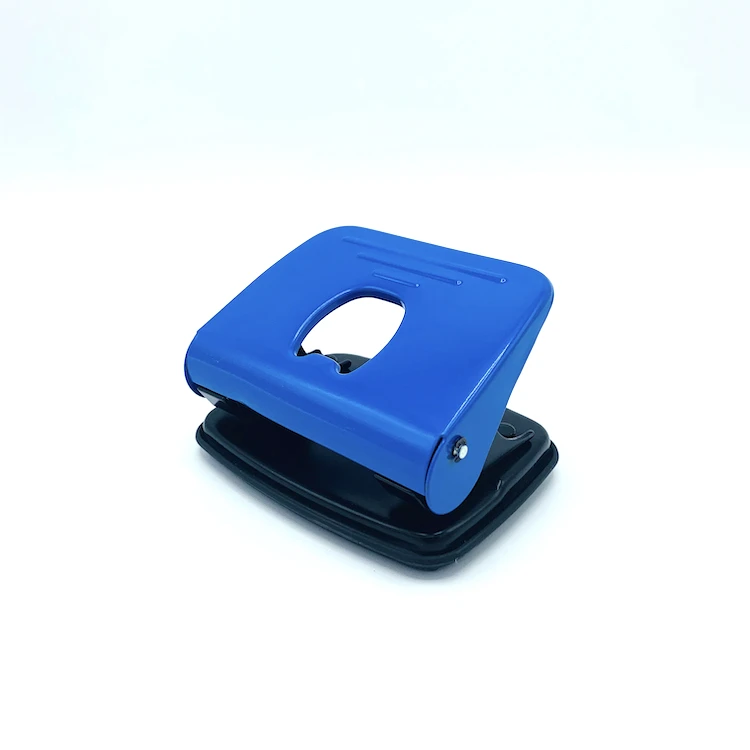 
Dingli DL203B 20 Sheet Capacity 2 Hole Punch, Two Hole Puncher Blue Red Black  (1600089796857)