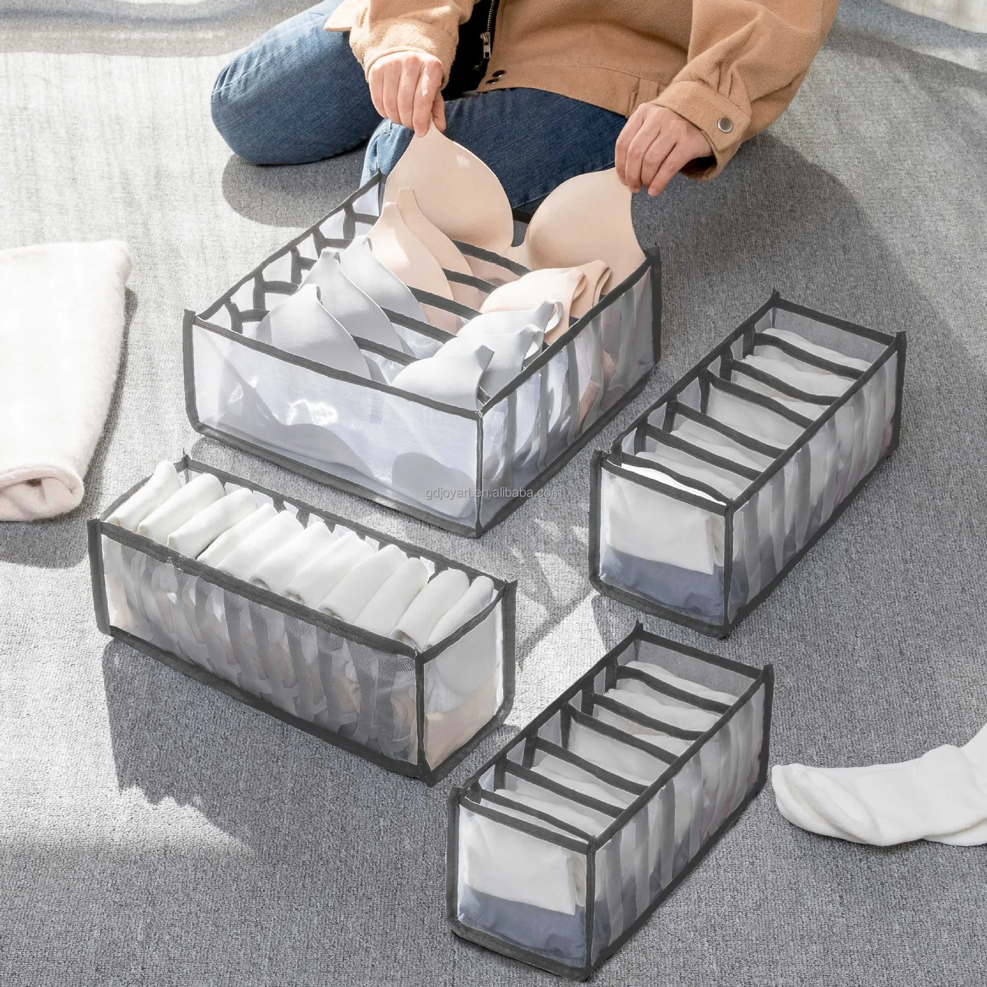 Hot Sell Wholesale Underwear Sock Storage Organizer Cabinet Drawer Organizer For Clothes