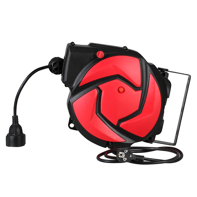 100ft 1/2 inch wall mounted retractable water hose reel outdoor garden hose reel garden water hose reel