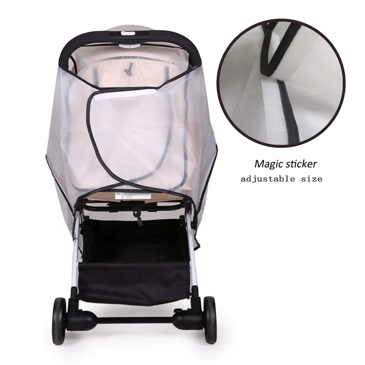 Universal Baby Stroller Raincover Travel Weather Shield Strollers Accessory Protective Cover Waterproof Baby Stroller Rain Cover