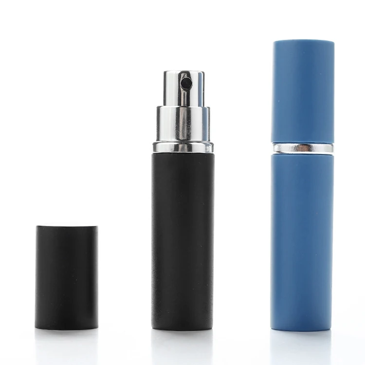 5ml mulit-color aluminum perfume atomizer with glass inner