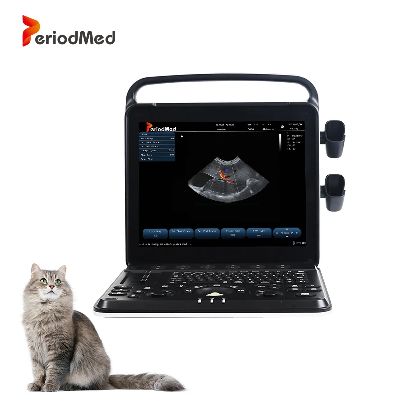 Periodmed hot sale color doppler handheld sonoscape trolley led screen  for veterinarian