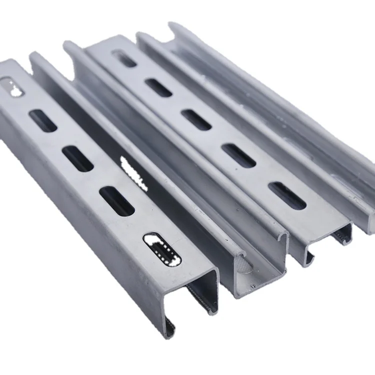 Galvanized Steel Slotted Solar Panel Supporting C Channel