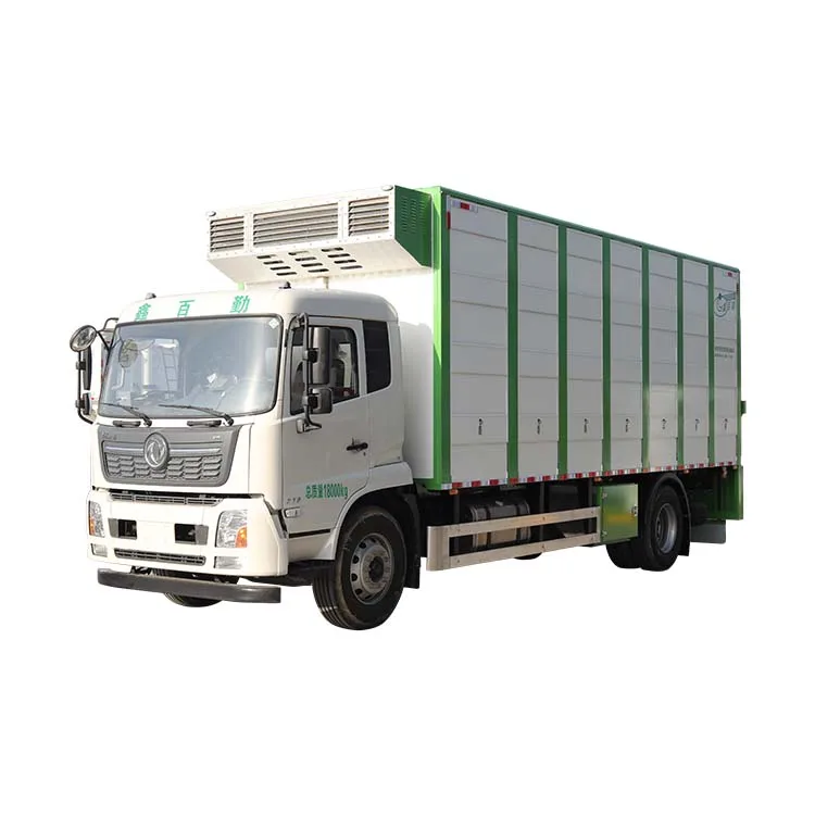 180 horsepower 3 floors aluminum metal color body 6.8m 4x2 livestock poultry pig animal transport truck