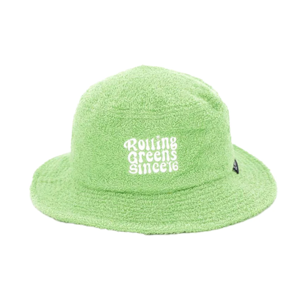 wholesale custom embroidered logo mens terry towel bucket hat