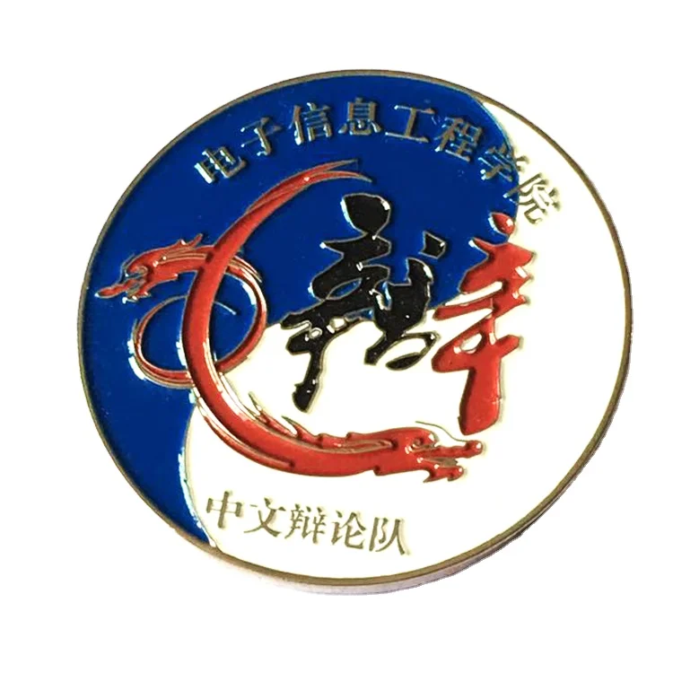 custom logo lion club Hard/Soft Enamel metal Lapel Pins/badge