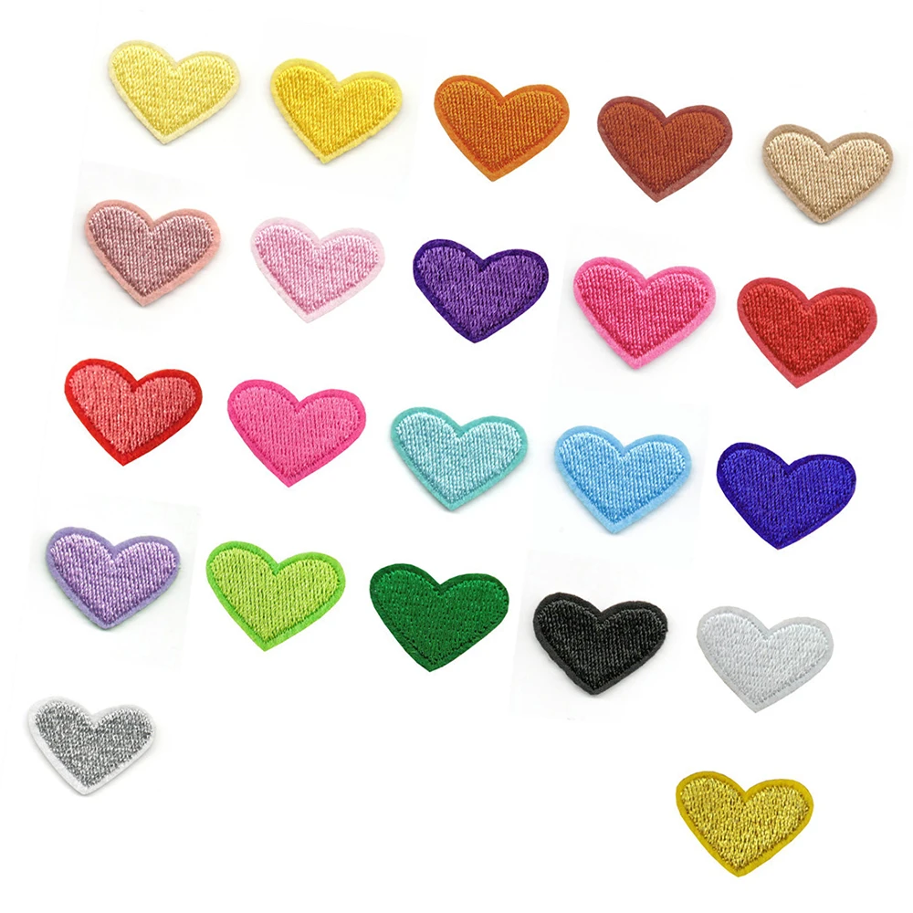 New Color Little love Embroidered Cloth Stickers Embroidered Accessory Patches Creative Costume Patches